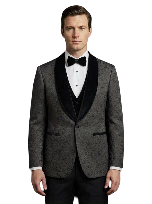 1010 - BLACK CEREMONIA ITALIAN TUXEDO