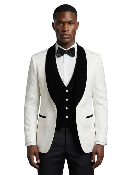 1010 - WHITE CEREMONIA ITALIAN TUXEDO