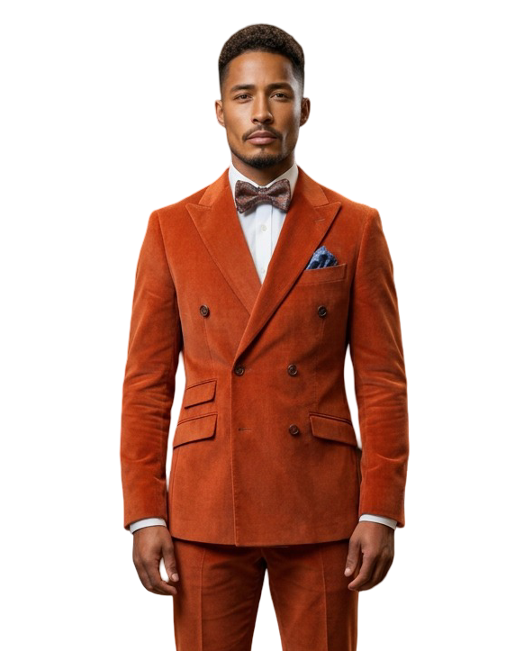 SOSU262109 - RUST - CROISÉ VELOUR DÉCOTELÉ