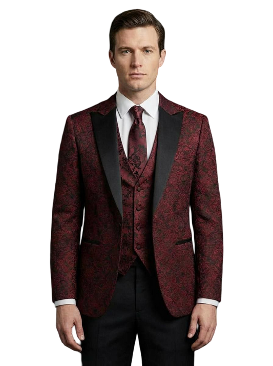 LHS 1012- BURGUNDY EUROPEAN STYLE