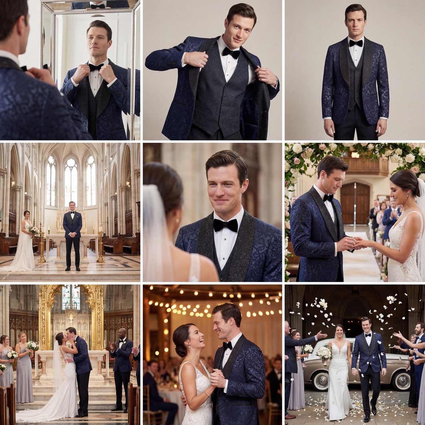 1015 - NAVY CEREMONIA ITALIAN TUXEDO