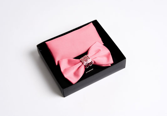 Noeud Papillon Rose 2 EN 1