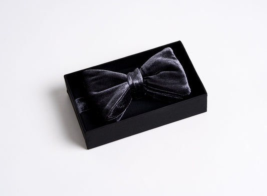 Noeud Papillon Gris