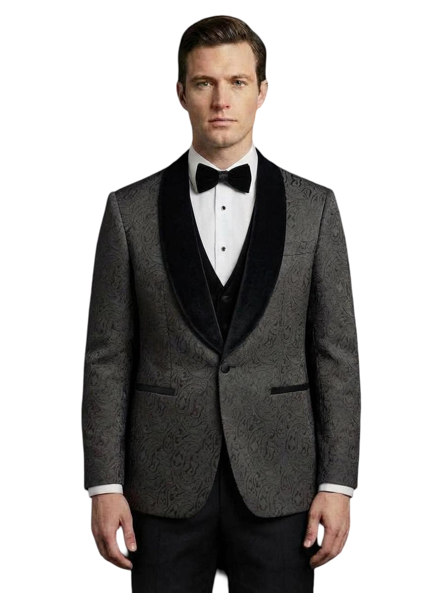1010 - BLACK CEREMONIA ITALIAN TUXEDO