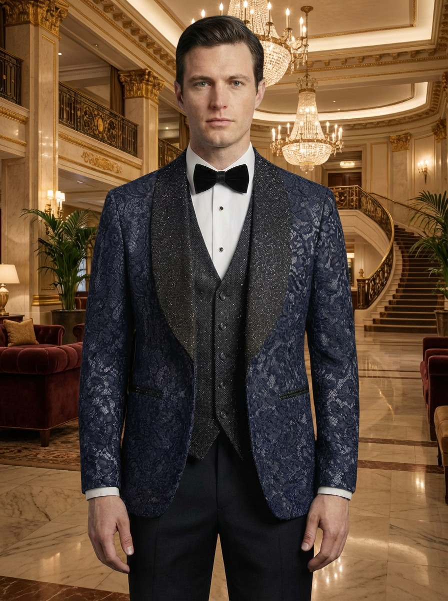 1015 - NAVY CEREMONIA ITALIAN TUXEDO