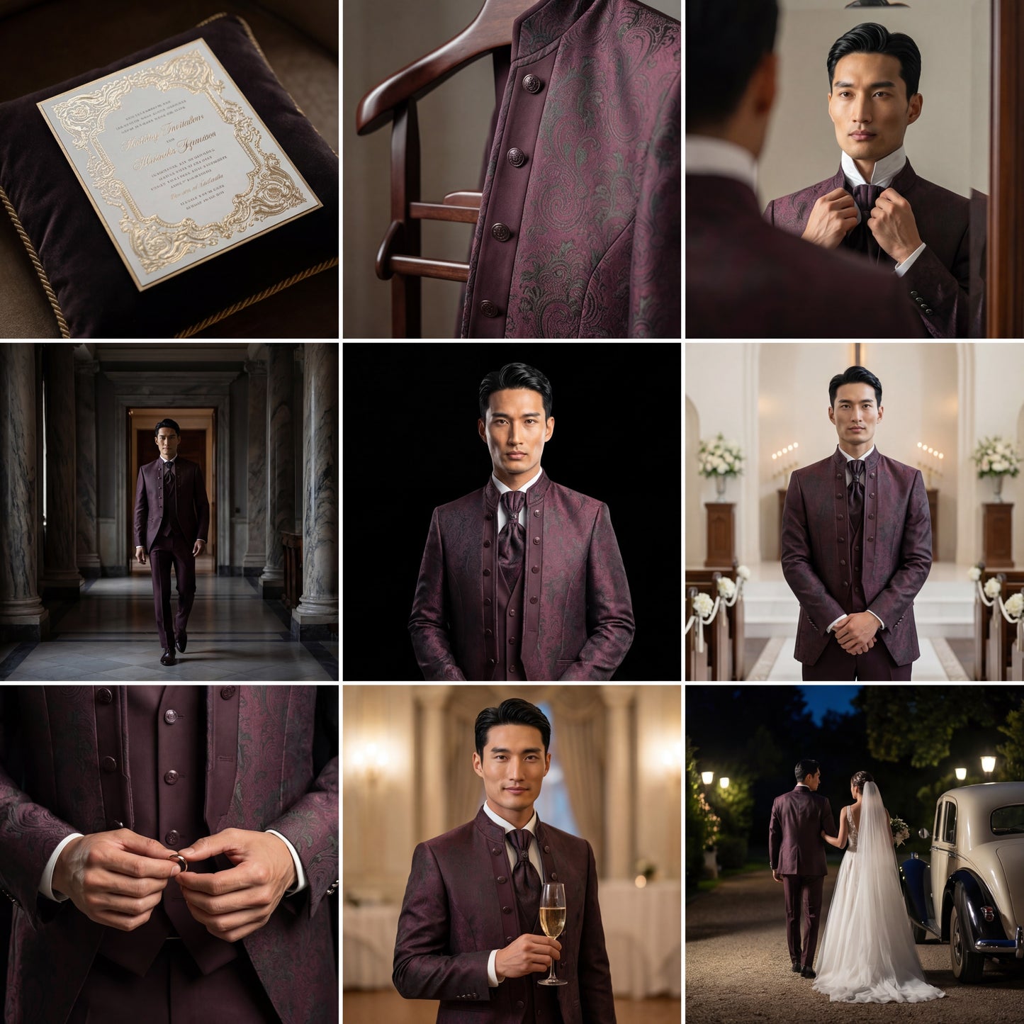 DAVID 4420 BURGUNDY