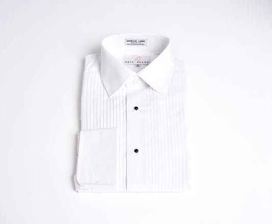 WHITE TUXEDO Shirt regular collar