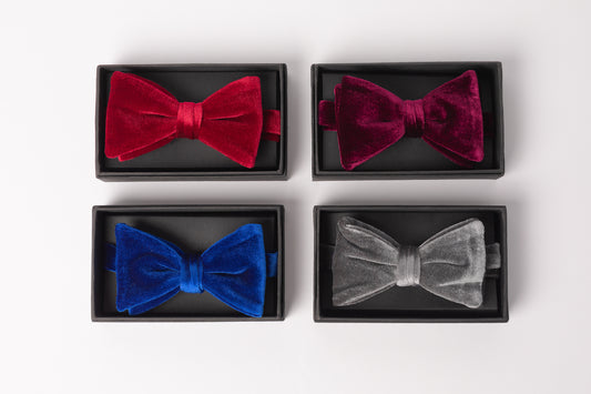 Nœud papillon velours
