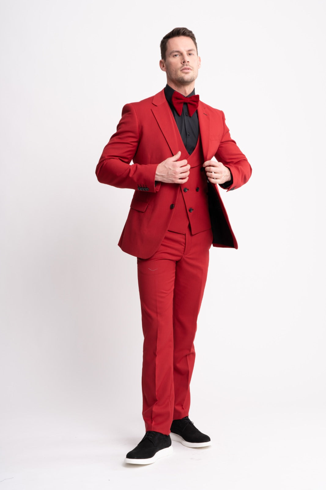Blooming Red Color Heavy Georgette Salwar Suit With Banaras Dupatta